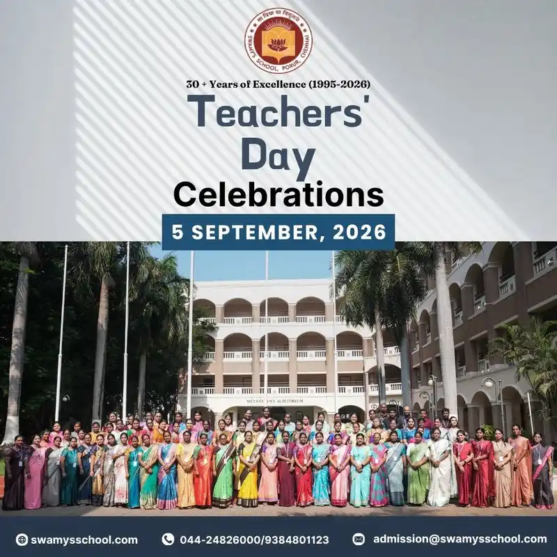 Teachers’ Day Celebration at Swamy’s School